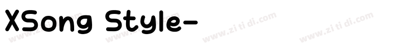 XSong Style字体转换